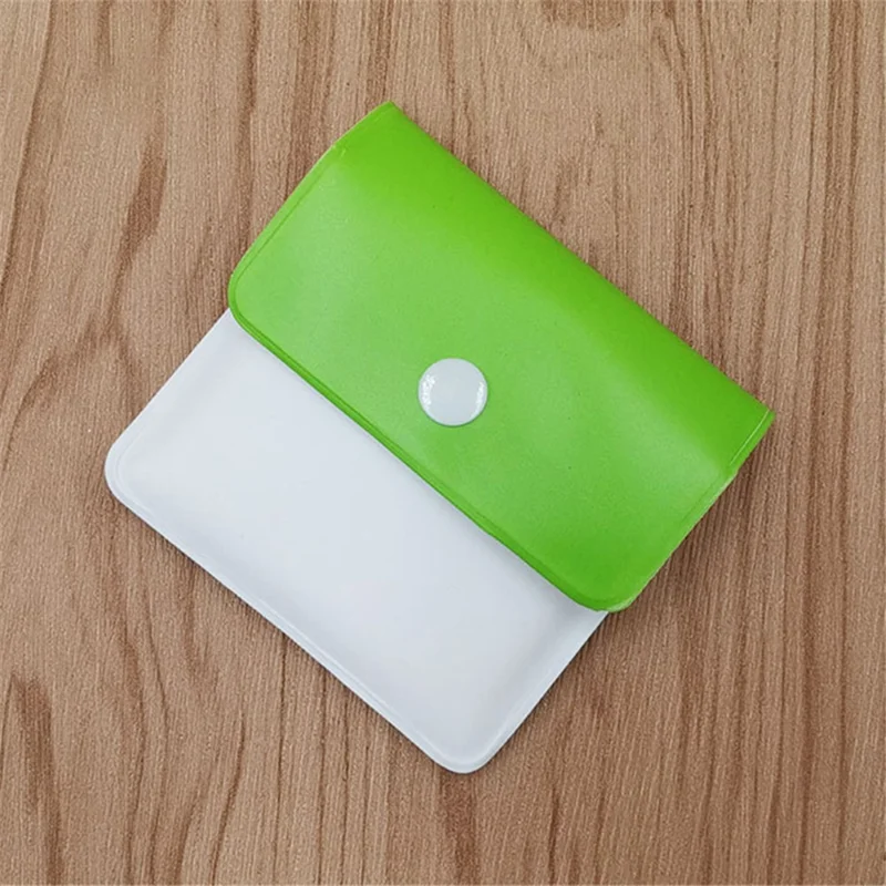 Portable Reusable Ashtray Pocket Outdoor Smoking Cigarette Ash Bag Fireproof Pouch - Fluorescent Green
