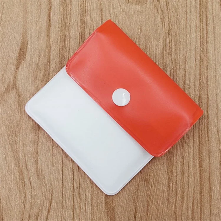 Tragbarer, wiederverwendbarer Aschenbecher, Tasche für Outdoor-Rauchen, Zigarettenasche-Tasche, feuerfeste Tasche - Rot