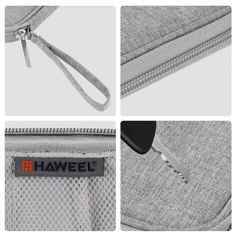 HAWEEL HWL2125 Elektronikzubehör Organizer Tragetasche Tragbarer Reisetasche Für Kabelladegeräte Watchband - Grau