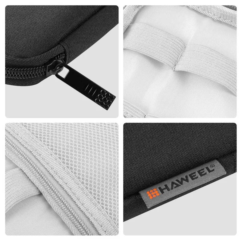 HAWEEL HWL2124 Bærbar Urremorganizer Opbevaringstaske til Urrem Rejsetaske - Sort