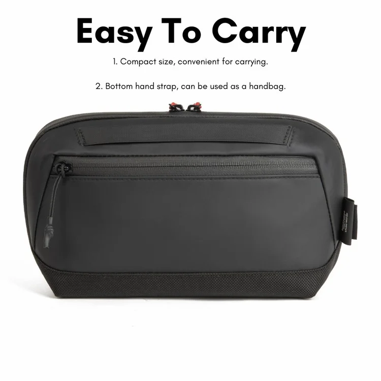 WIWU Warriors Tech Pouch X Pro Electronics Organizer Nylon Storage Bag for Data Cable, Charger