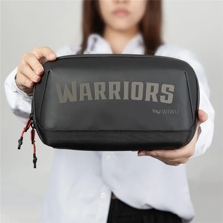 WIWU Warriors Tech Pouch X Pro Electronics Organizer Nylon Storage Bag for Data Cable, Charger