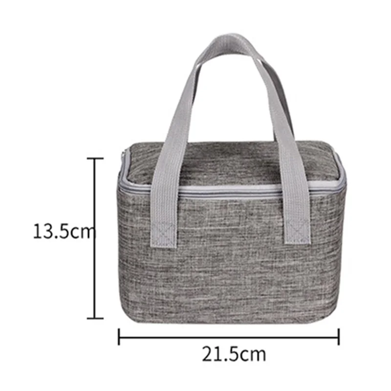 SANNE CB206 Children Insulated Lunch Box Tote Food Storage Pouch Picnic Handbag - Lake Blue