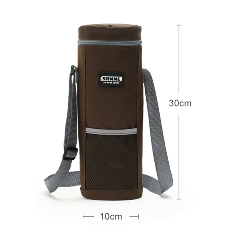 SANNE SH007-2 1.5L Wine Bag Carrier Aluminum Foil Insulated Tote Champagne Bottle Cooler Pouch - Camuflagem