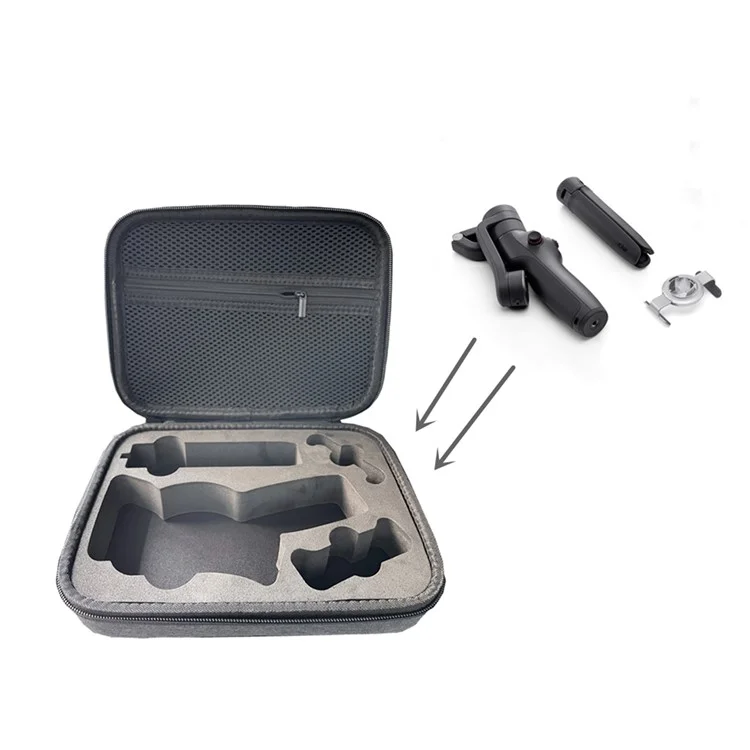 For DJI Osmo Mobile 6 Handheld Gimbal Carrying Case Phone Stabilizer Oxford Cloth+EVA Storage Bag