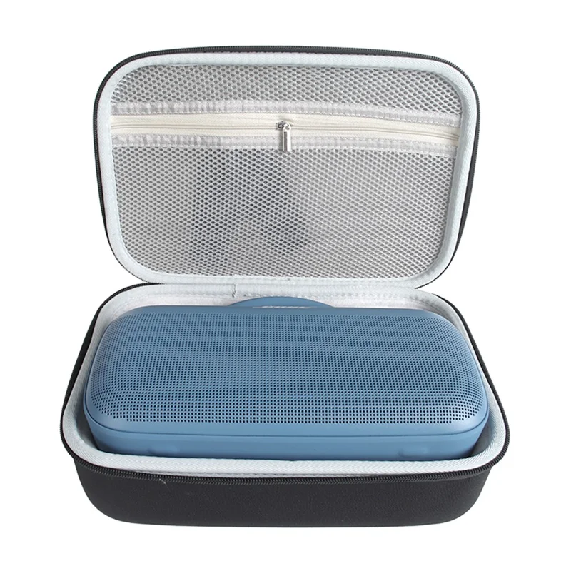 Storage Case for Bose SoundLink Max Bluetooth-compatible Speaker Hard EVA Carrying Bag with Shoulder Strap - Grey Liner