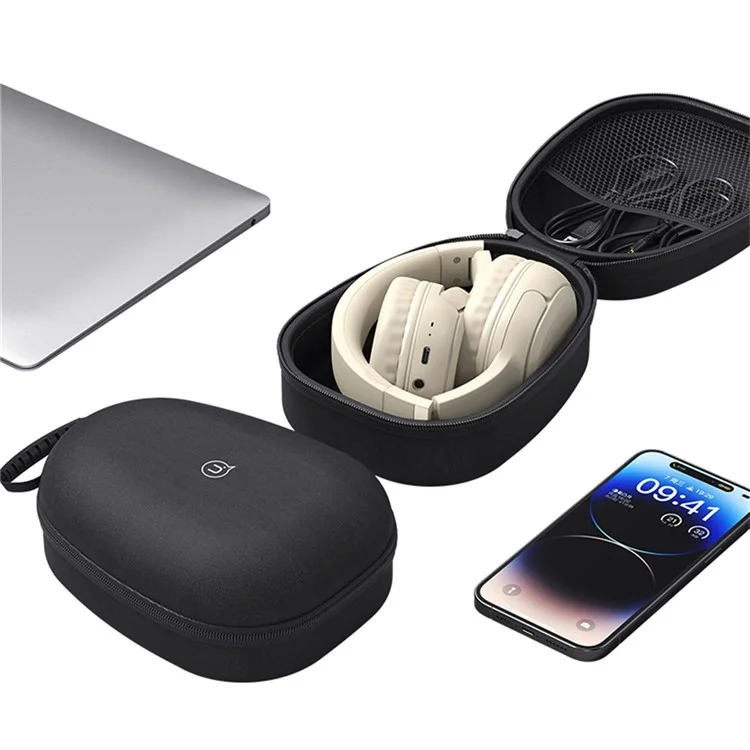 USAMS ZB292 Headphone Storage Bag EVA + Fabric Portable Headset Carrying Case