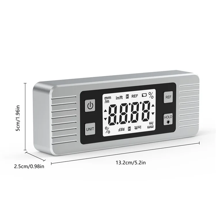 JD11 Digitale Wasserwaage Winkelmesser Magnetische Winkelschnappfeder Zimmerei Autoreparatur Neigungsmesser