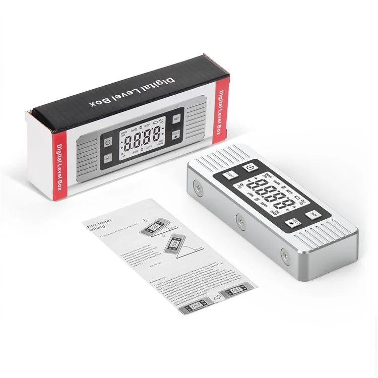 JD11 Digitale Wasserwaage Winkelmesser Magnetische Winkelschnappfeder Zimmerei Autoreparatur Neigungsmesser