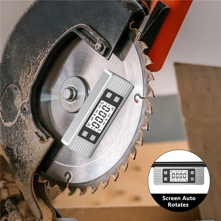JD11 Digitale Wasserwaage Winkelmesser Magnetische Winkelschnappfeder Zimmerei Autoreparatur Neigungsmesser