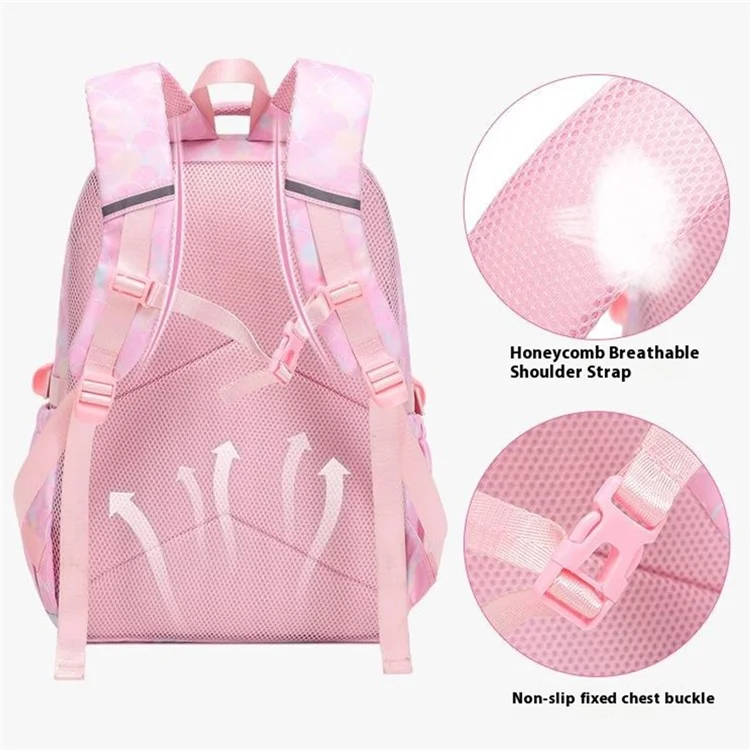 3pcs / Set Fish Scale Patter - Rose