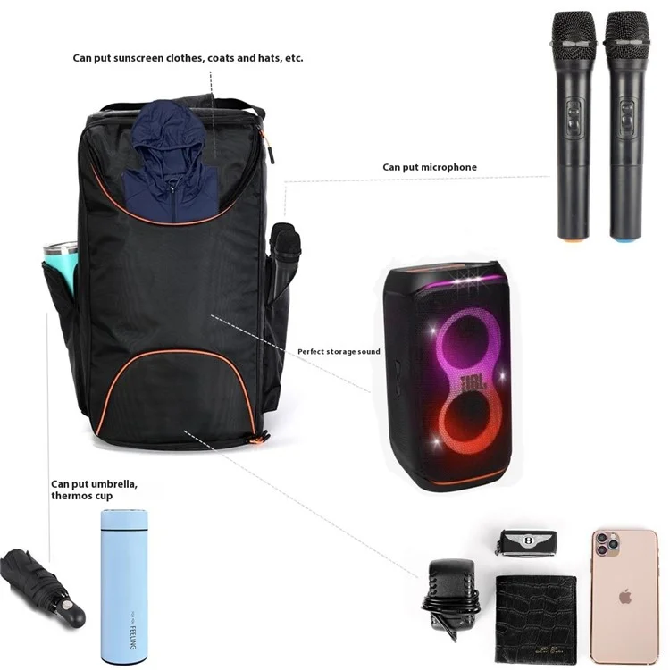 Per JBL Partybox Club 120 Backpack Portatile Bluetooth Oxford Cloth Storage Borse