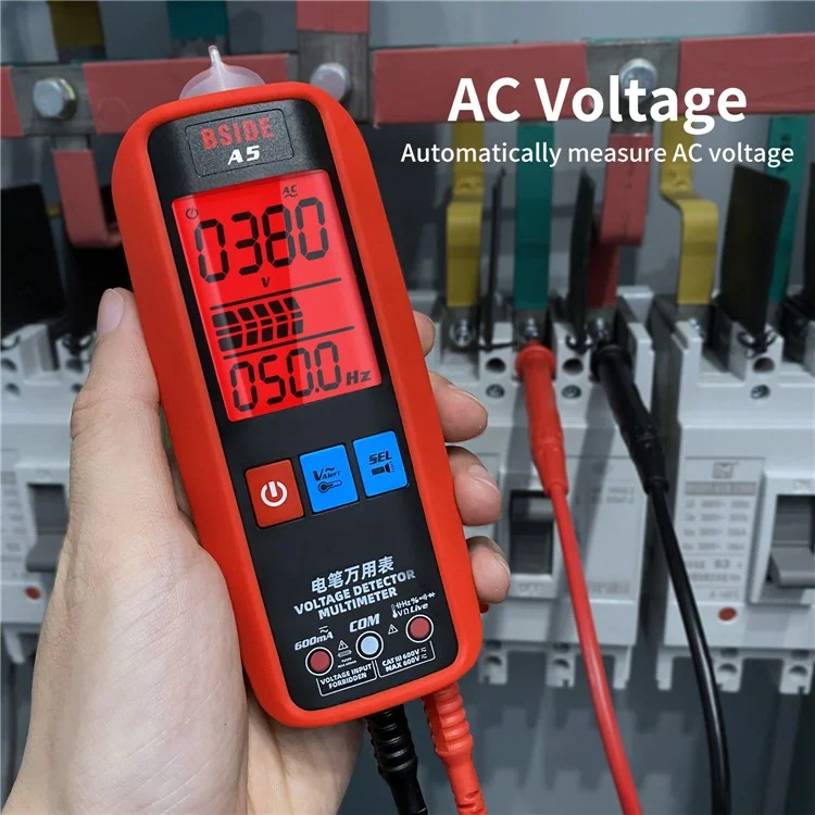 BSIDE A5 Smart Digital Multimeter Profesional AC DC Current VFC NCV Live Wire Ohm Diode Voltage Detector Meter