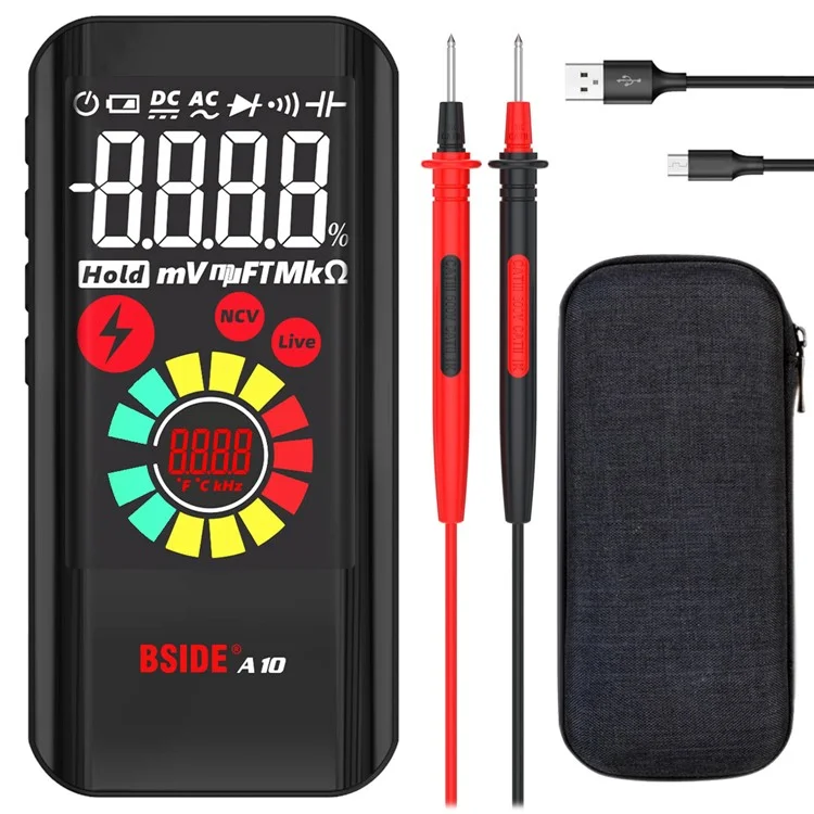 Bside A10 Digital Smart Multimeter NCV Voltmeter AC AC / Измерение Емкости Напряжения Постоянного Напряжения