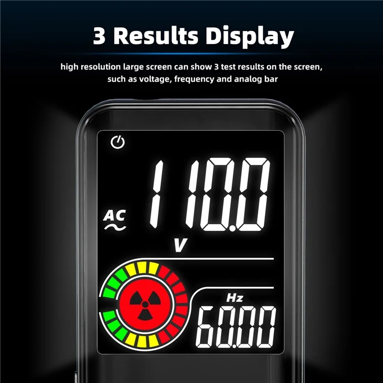 BSIDE S20 EMF Meter Electromagnetic Radiation Detector 9999 Counts Auto Range Multimeter