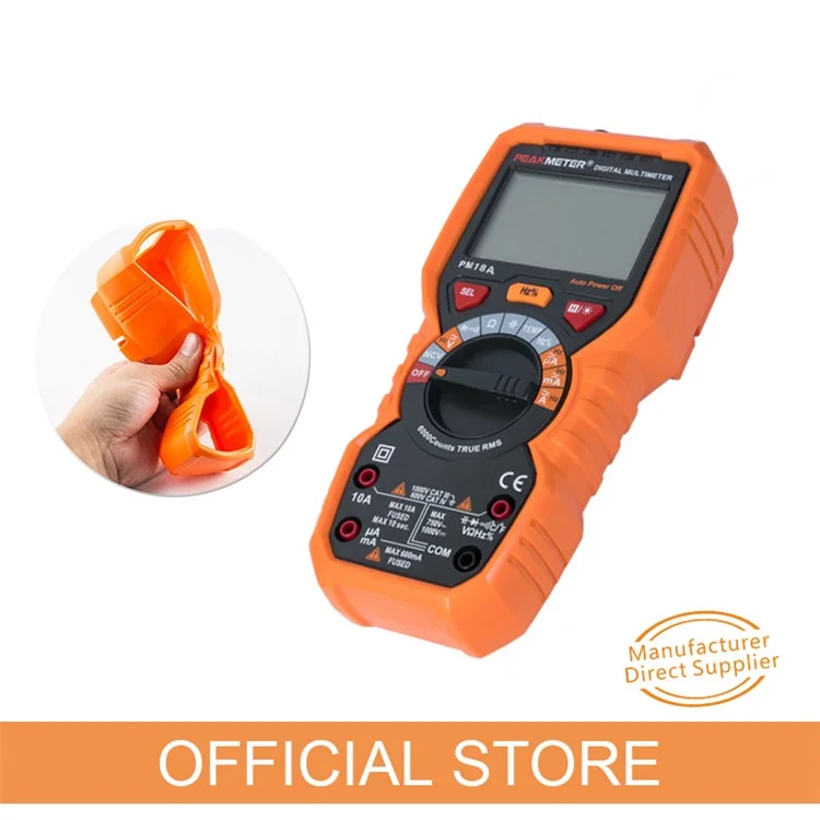 PEAKMETER PM18A Multimeter High-Precision Fully Automatic Digital Display Electrician Multimeter