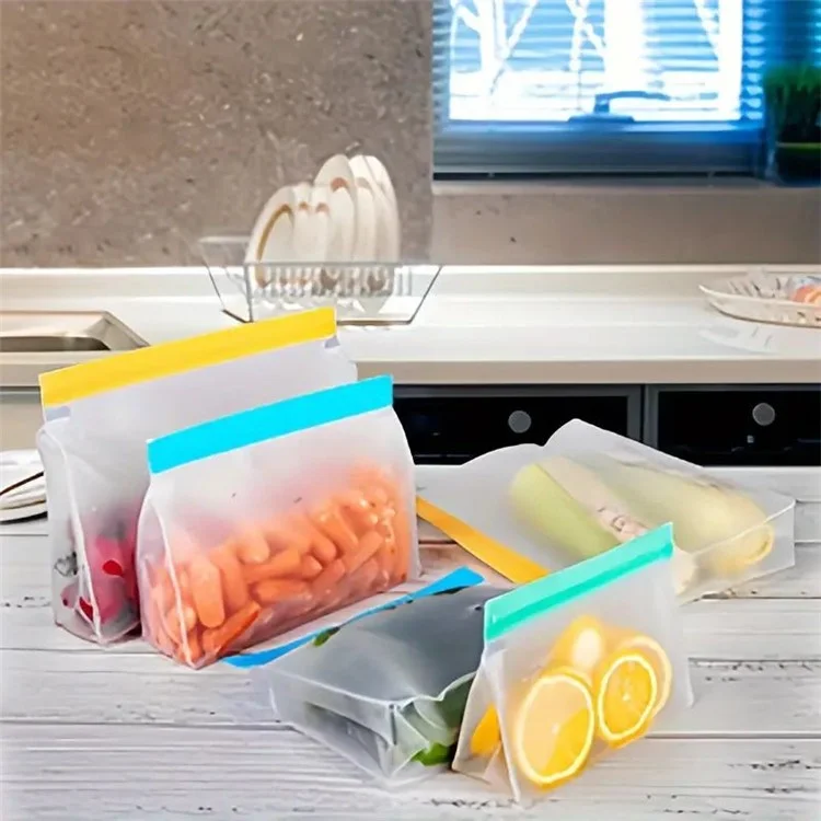 Juego de 3 bolsas de almacenamiento para refrigerador de cocina S+M+L, bolsa de sellado PEVA para mantener frescos los alimentos (sin BPA, sin certificación FDA)