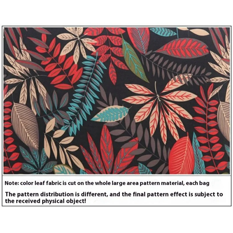 20 x 16cm USB Flash Drive Storage Pouch 20-Grid U-Disk Zipper Bag - Colorful Leaves / White Bottom