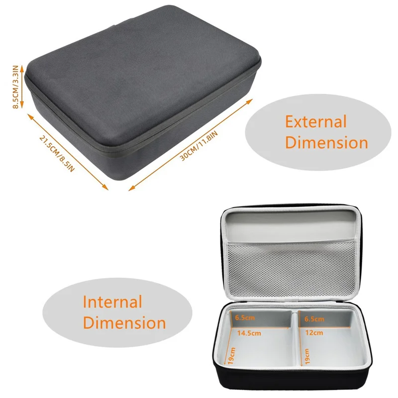 Storage Bag for Canon SELPHY CP1500 / CP1300 / CP1200 Photo Printer Nylon+EVA Hard Shell Carrying Case