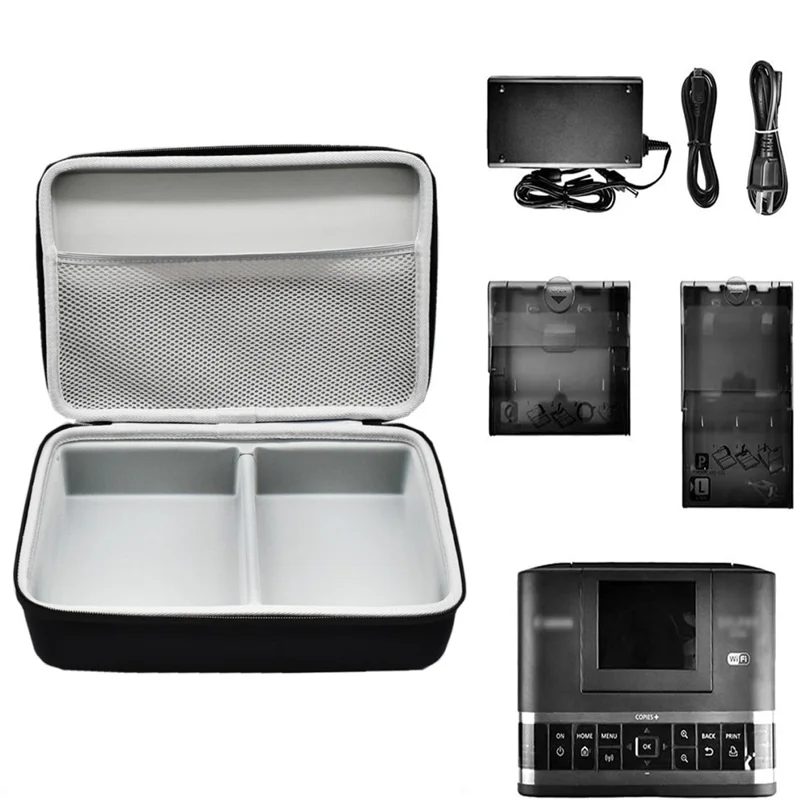 Storage Bag for Canon SELPHY CP1500 / CP1300 / CP1200 Photo Printer Nylon+EVA Hard Shell Carrying Case