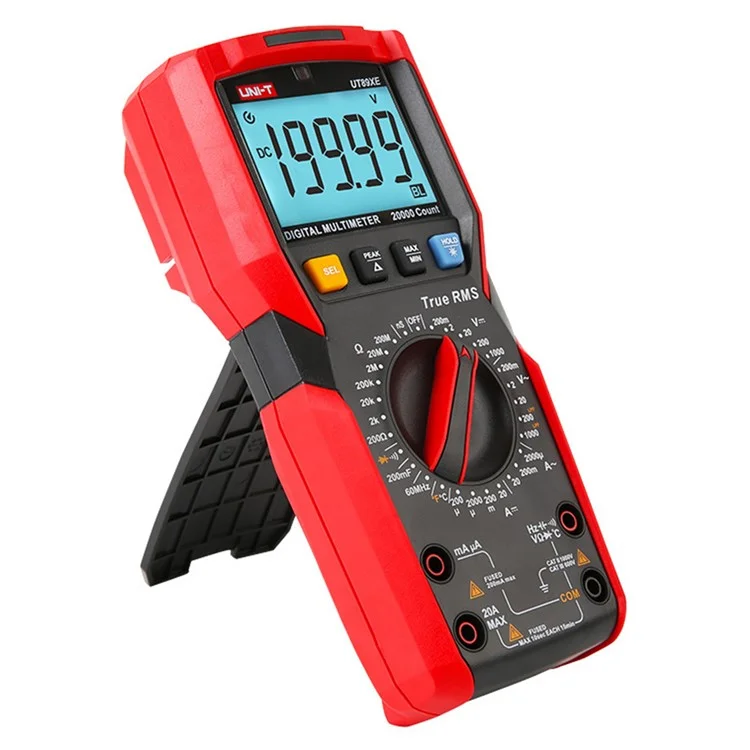 UNI-T UT89XE Digital Multimeter Professional Tester True RMS Manual Range DC AC Voltmeter Ammeter (No Battery)