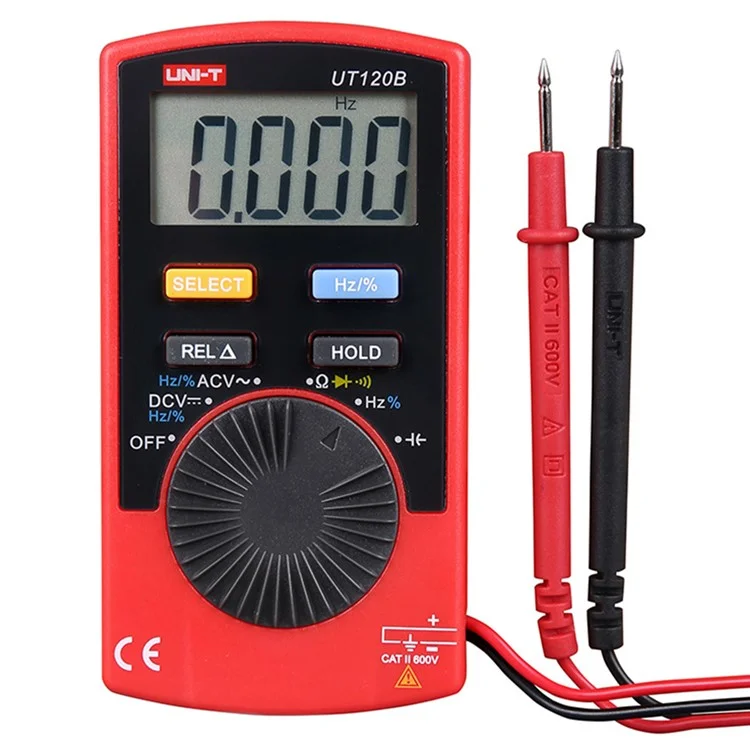 UNI-T UT120B Pocket Size Multimètre Numérique Auto Range AC DC Mini Ammeter Electric Multicester