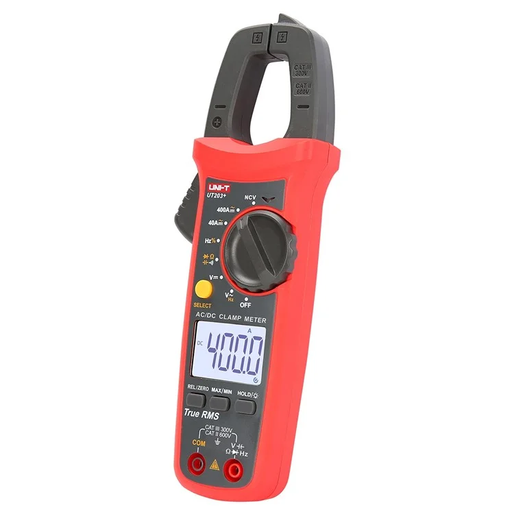 UNI-T Ut203 + Multimètre numérique 400A AC DC mesurant la fréquence, le cycle de service (sans batterie)