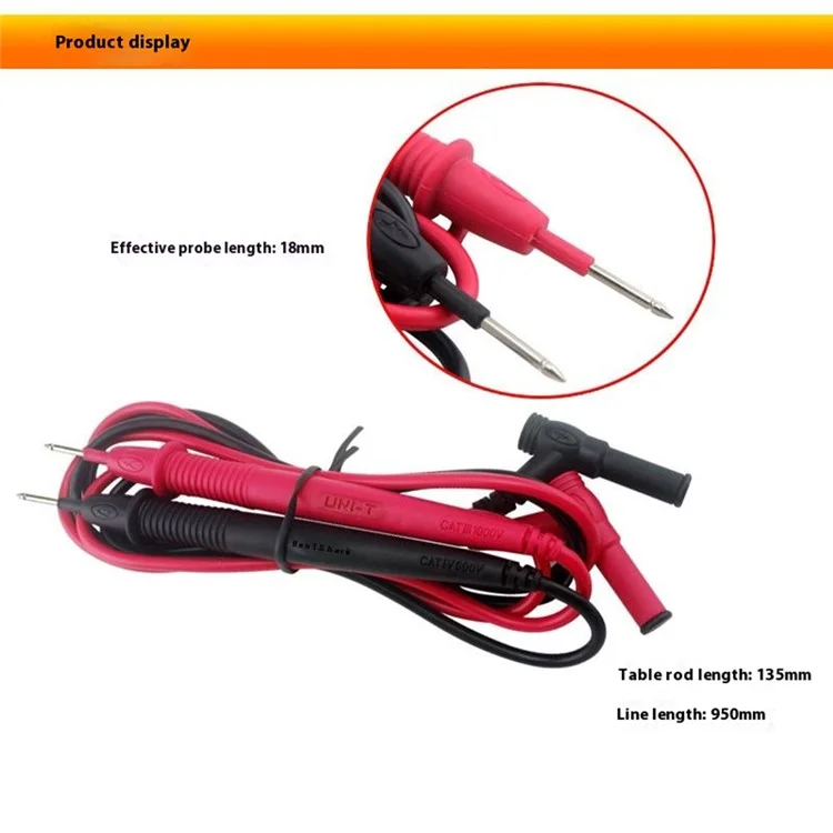 UNI-T UT-L21 1 Pair Universal Test Leads Sonde 42-core Dual Isoliertes Multimeter-teststift