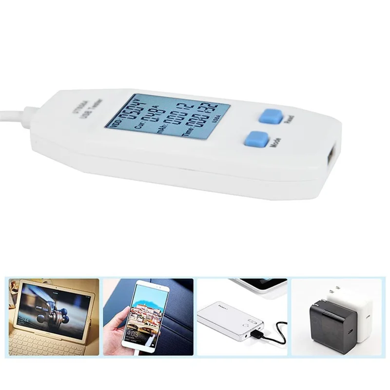 UNI-T UT658C LCD USB Type C Digital Tester Power Voltage Amps Meter Current Testing Tool (No Battery)