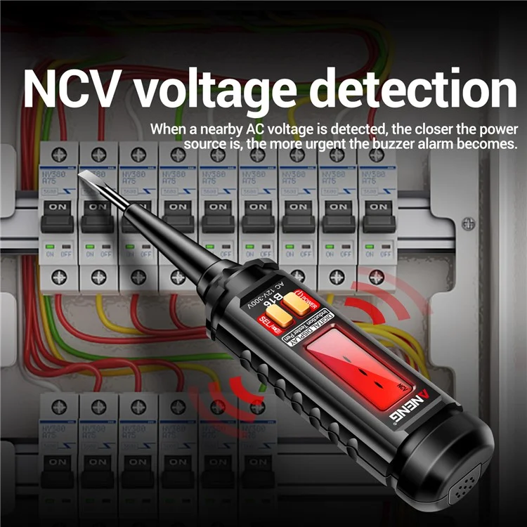 ANENG B16 Digital Display Voltage Test Pen LCD Screen Zero Fire Wire Recognition Tool