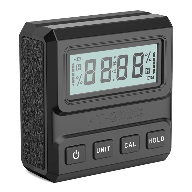HT-300C Inclinómetro digital magnético con pantalla, nivel, transportador de ángulos, regla de 90 grados