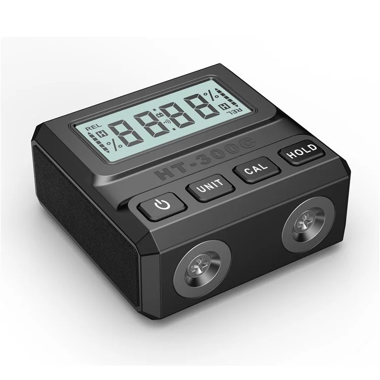 HT-300C Inclinómetro digital magnético con pantalla, nivel, transportador de ángulos, regla de 90 grados