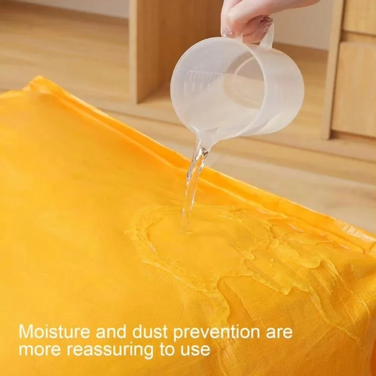 180L Large Capacity Moving Storage Bag Waterproof Oxford Cloth Organizer for Clothes Toys Bedding - Grey