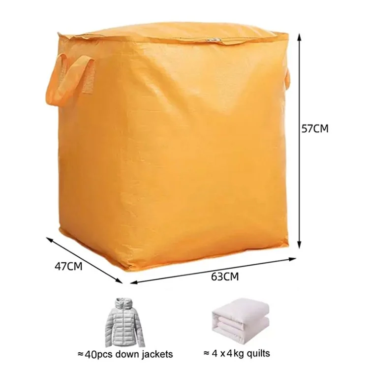 180L Large Capacity Moving Storage Bag Waterproof Oxford Cloth Organizer for Clothes Toys Bedding - Grey
