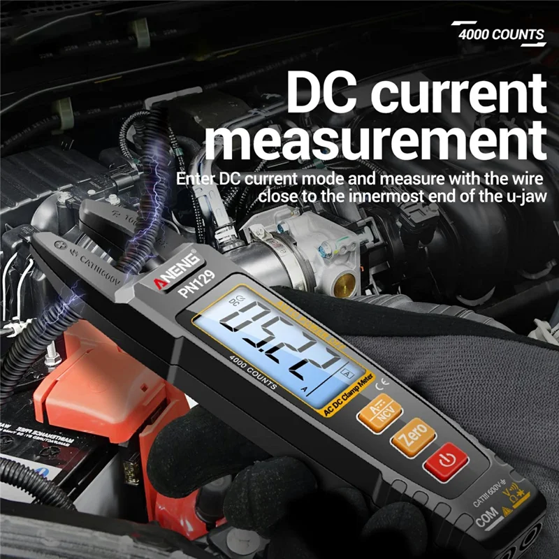 ANENG PN129 U-Shaped Digital Multimeter 4000 Counts DC / AC Voltage Current Tester