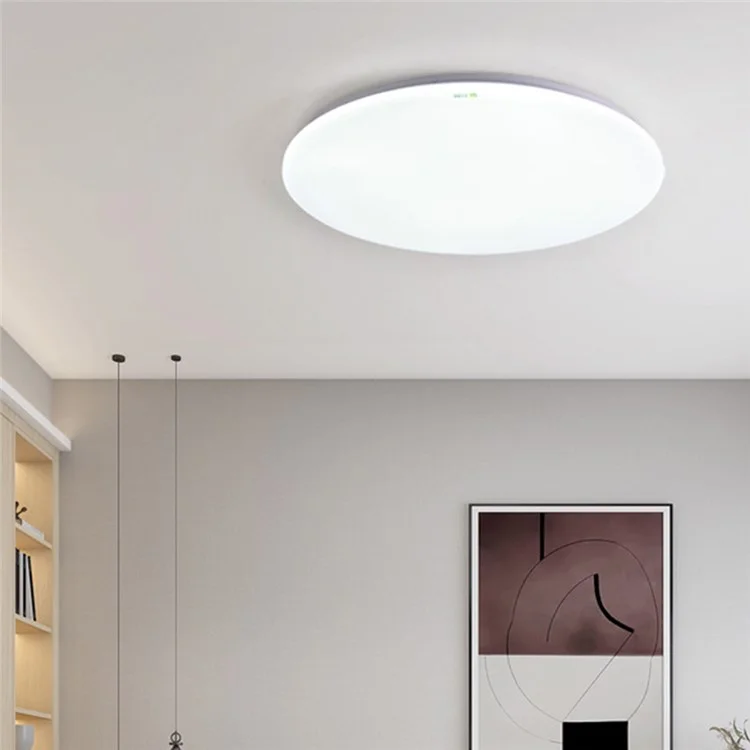 Luminaire de plafond rond de 24 W et 38 cm, lampe LED ultra fine moderne pour chambre, couloir, balcon