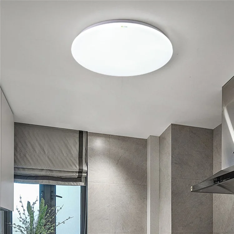 Luminaire de plafond rond de 24 W et 38 cm, lampe LED ultra fine moderne pour chambre, couloir, balcon