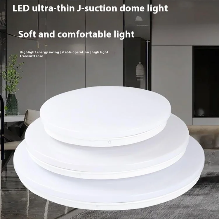 36W 38cm Lampe de plafond ronde moderne ultra fine Lumière LED pour chambre à coucher Couloir Balcon