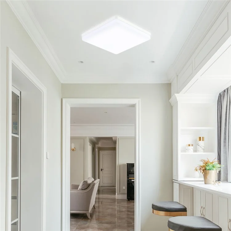 Pannello LED quadrato 230 x 230 mm, 36W, luce da soffitto moderna per cucina, bagno e corridoio