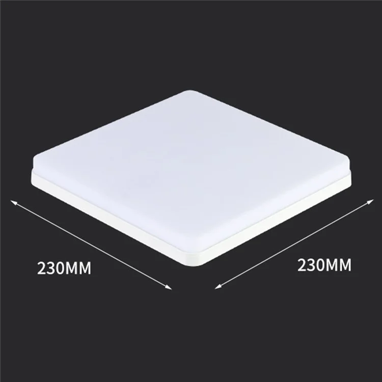 Pannello LED quadrato 230 x 230 mm, 36W, luce da soffitto moderna per cucina, bagno e corridoio