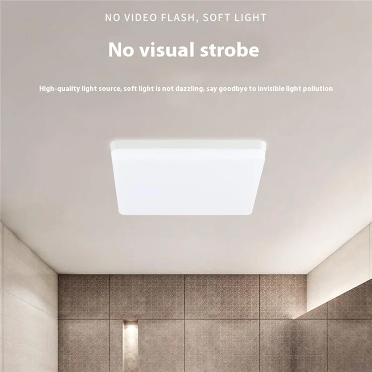 Pannello LED quadrato 300 x 300 mm, 48W, lampada da soffitto moderna per cucina, bagno e corridoio