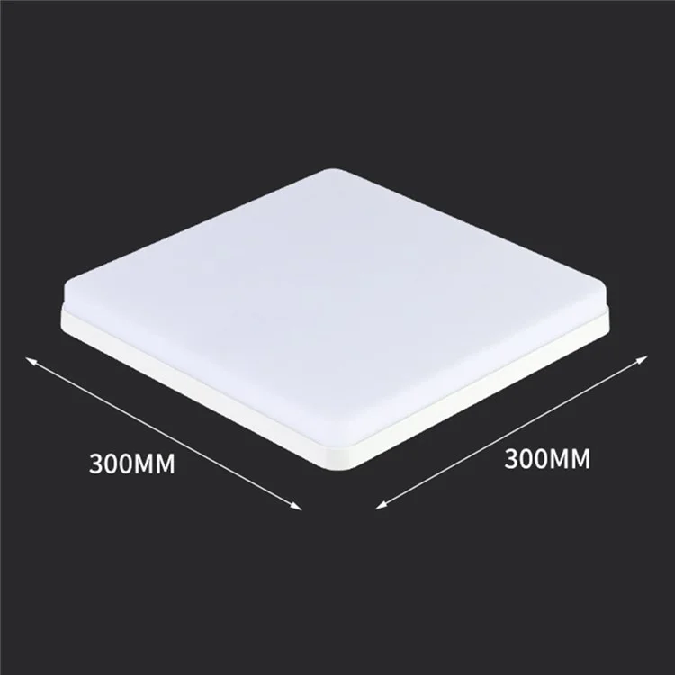 Pannello LED quadrato 300 x 300 mm, 48W, lampada da soffitto moderna per cucina, bagno e corridoio