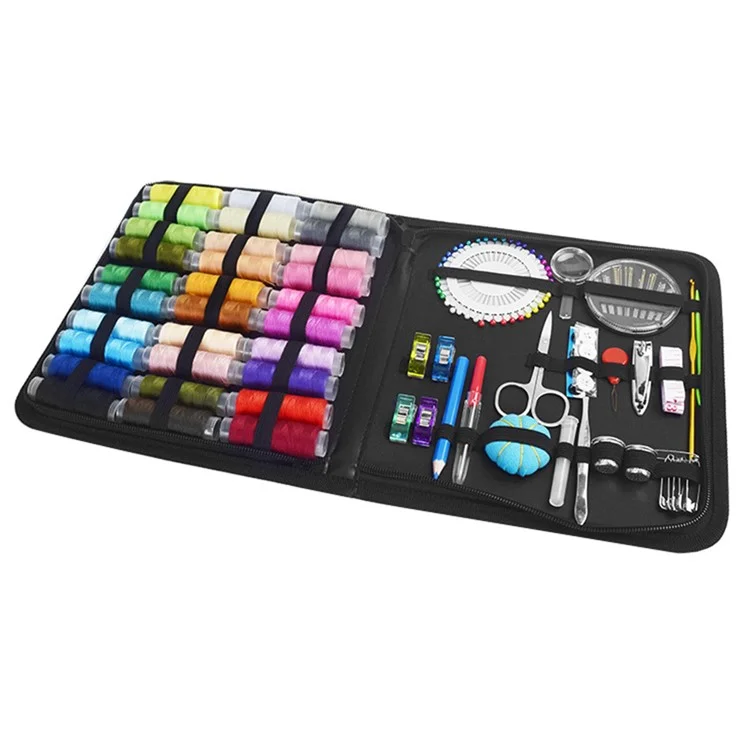 131-teiliges Haushalts-Nähset DIY-Stickerei-Handarbeits-Werkzeug-Nadel-Faden-Scherensatz