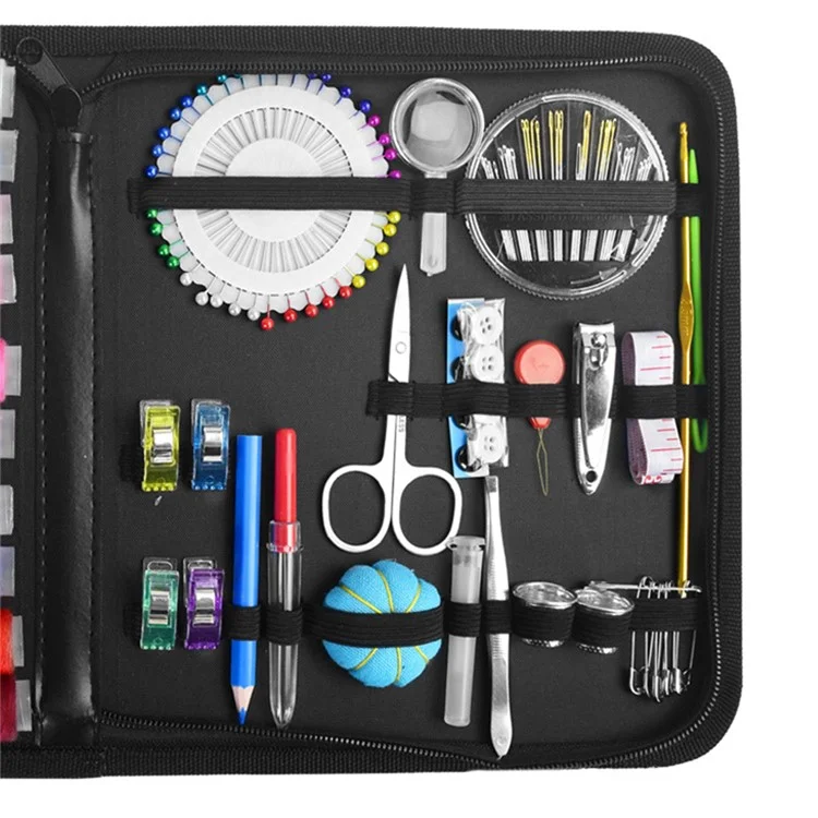 131-teiliges Haushalts-Nähset DIY-Stickerei-Handarbeits-Werkzeug-Nadel-Faden-Scherensatz