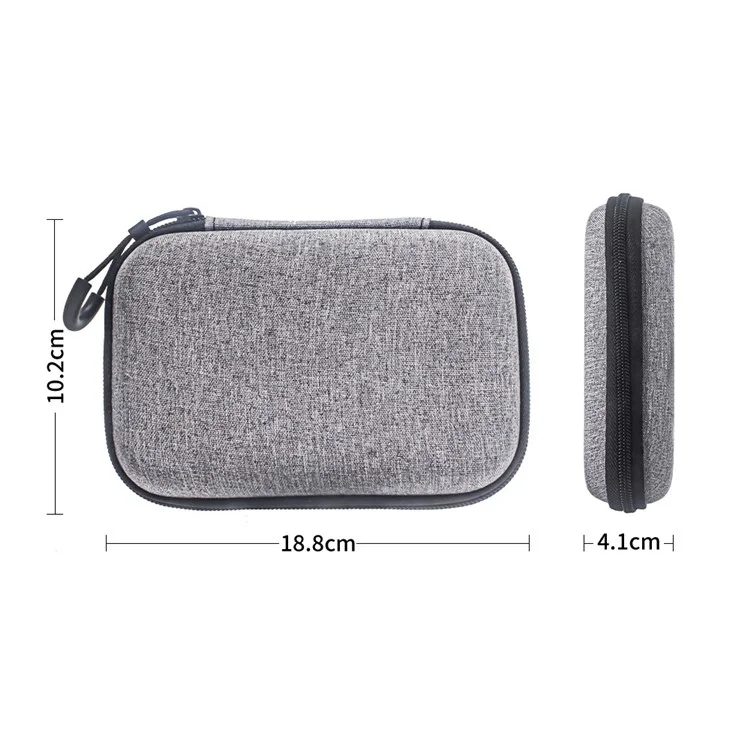 Borsa protettiva in EVA con maniglia per PLAUD Notepin AI Wearable Recorder Storage