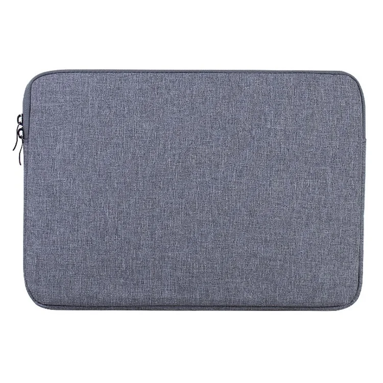 MBR-19005 11 / 12 Inch Laptop Sleeve Case Nylon Water Resistant Soft Lining Zipper Cover - Dark Grey