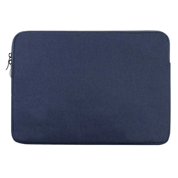 MBR-19005 14 / 15 Inch Laptop Sleeve Case Nylon Water Resistant Soft Lining Zipper Cover - Navy Blue
