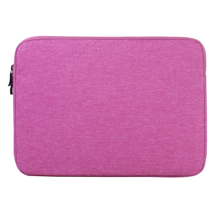 MBR-19005 11 / 10.8 Inch Laptop Sleeve Case Nylon Water Resistant Soft Lining Zipper Cover - Rose