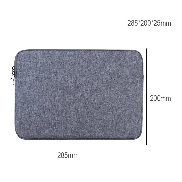 MBR-19005 11 / 10.8 Inch Laptop Sleeve Case Nylon Water Resistant Soft Lining Zipper Cover - Rose
