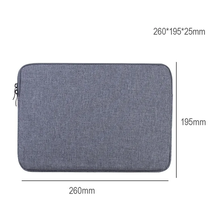 MBR-19005 10 inch Laptop Sleeve Bag Lightweight Waterproof Nylon Notebook Carrying Case - Pink